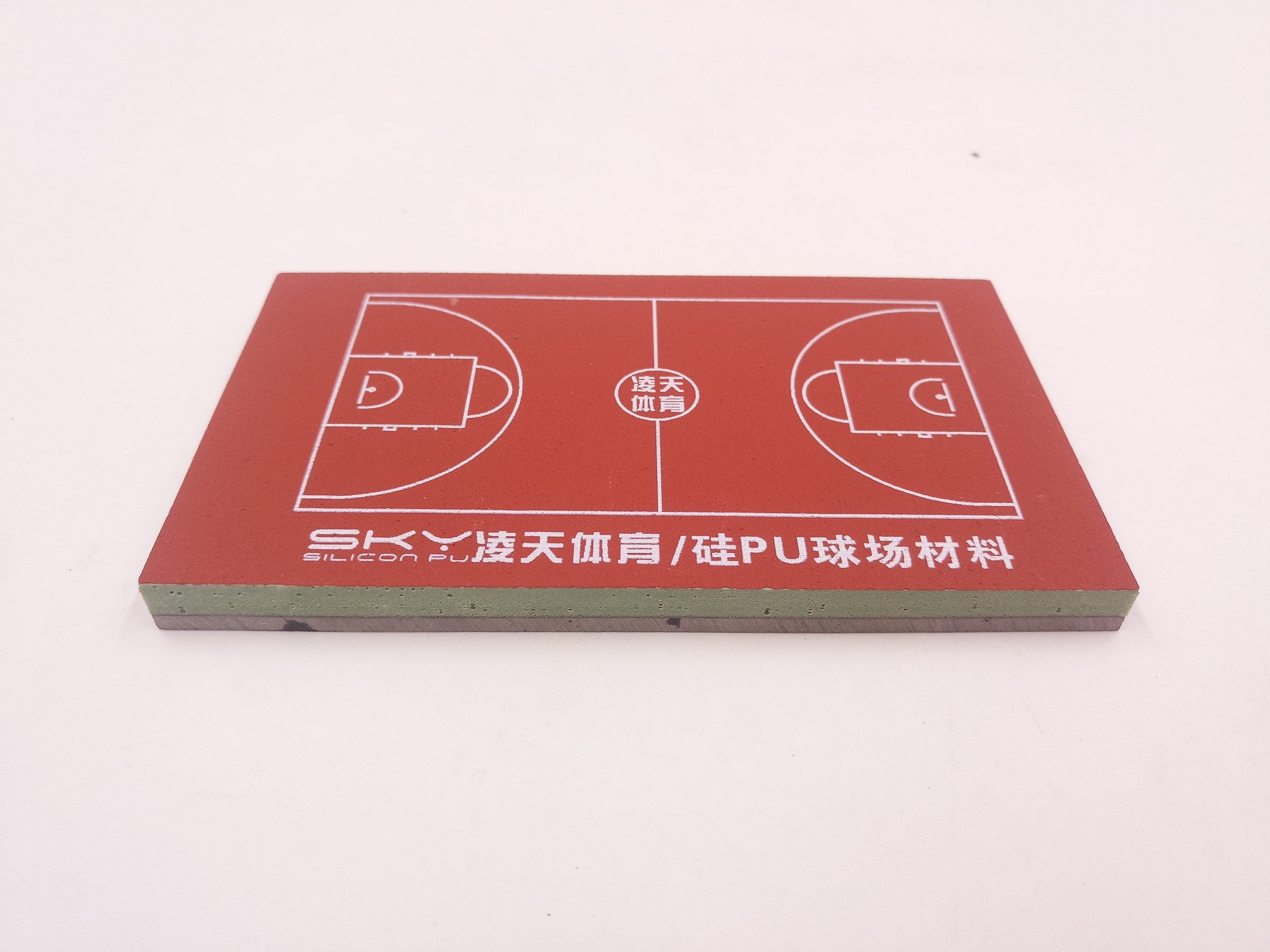 硅PU球场制作工艺与硅pu篮球场效果图！